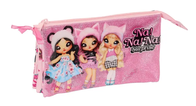 Na Na Na Surprise Fabulous trousse triple rose 22 cm