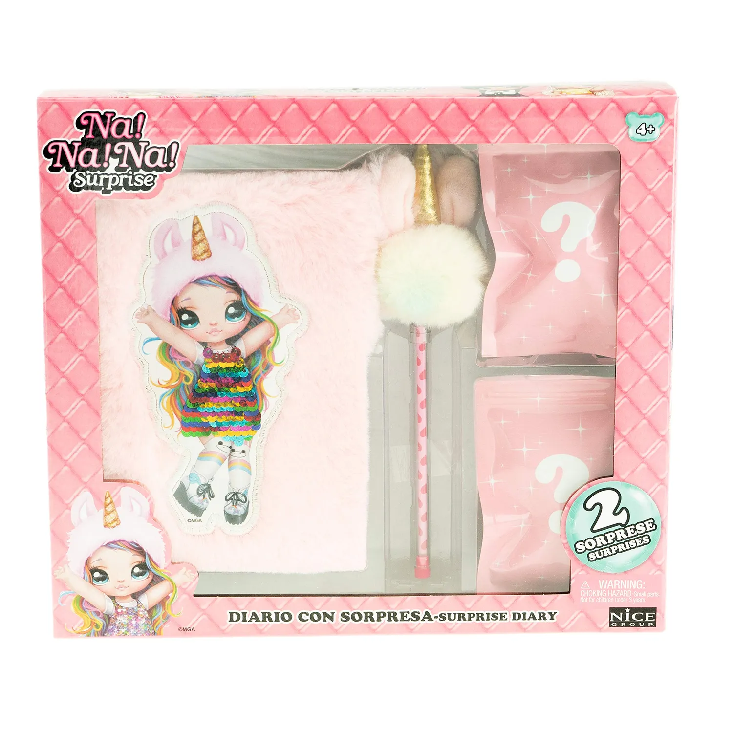 Na Na Na Surprise Britney Sparkles agenda peluche 80 pages