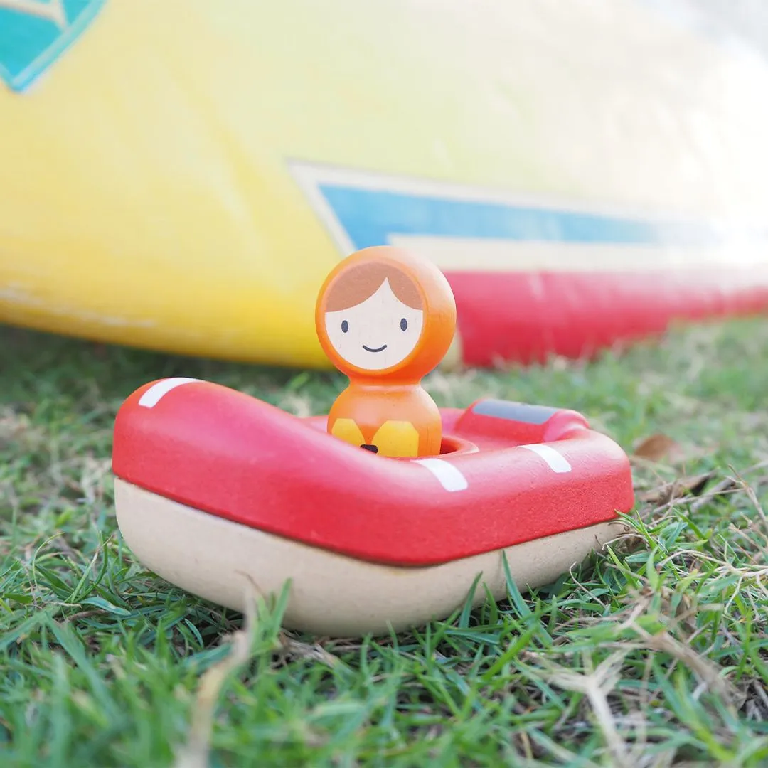 PlanToys Coast Guard Boat bateau jouet de bain