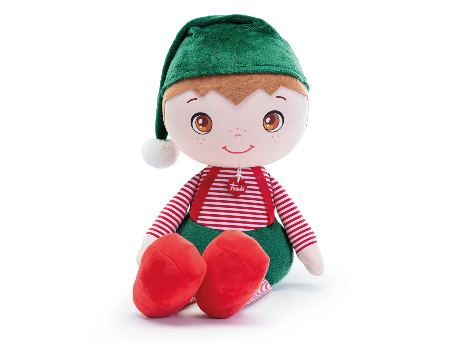 Trudi Noël 29090 peluche elfe Rudy XXL 68 cm