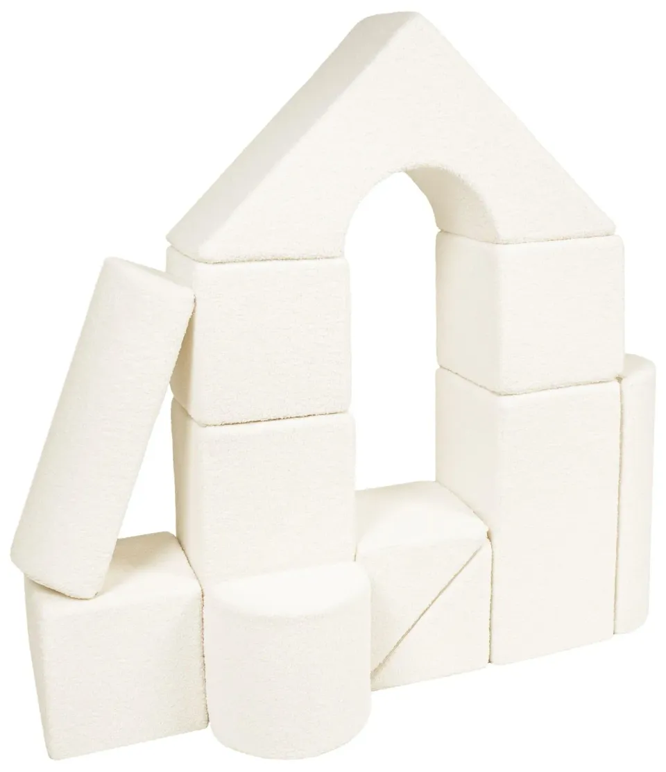 Velinda Set 11 Blocs blocs mousse crème bouclé