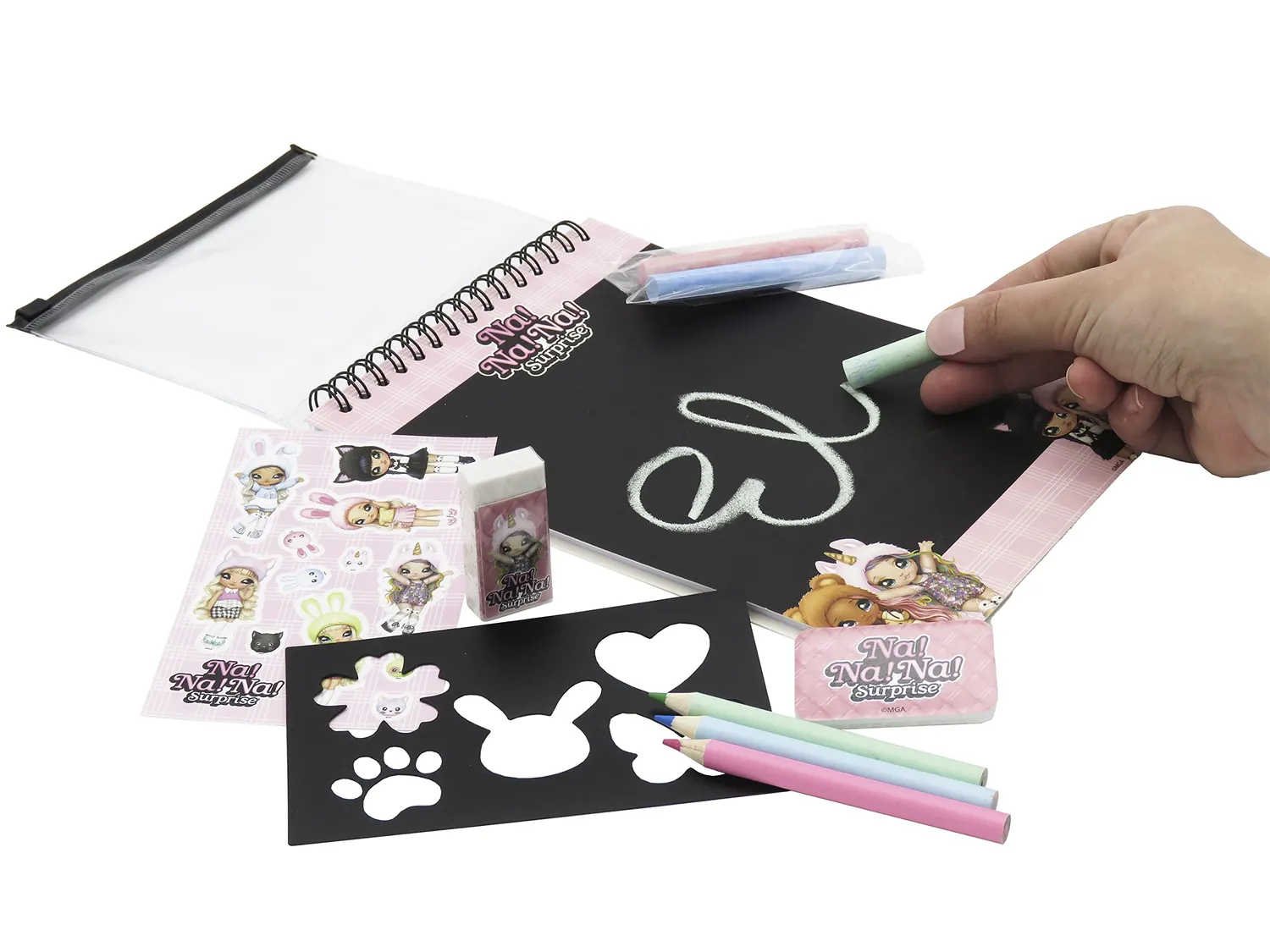 Na! Na! Na! Surprise set papeterie carnet scolaire