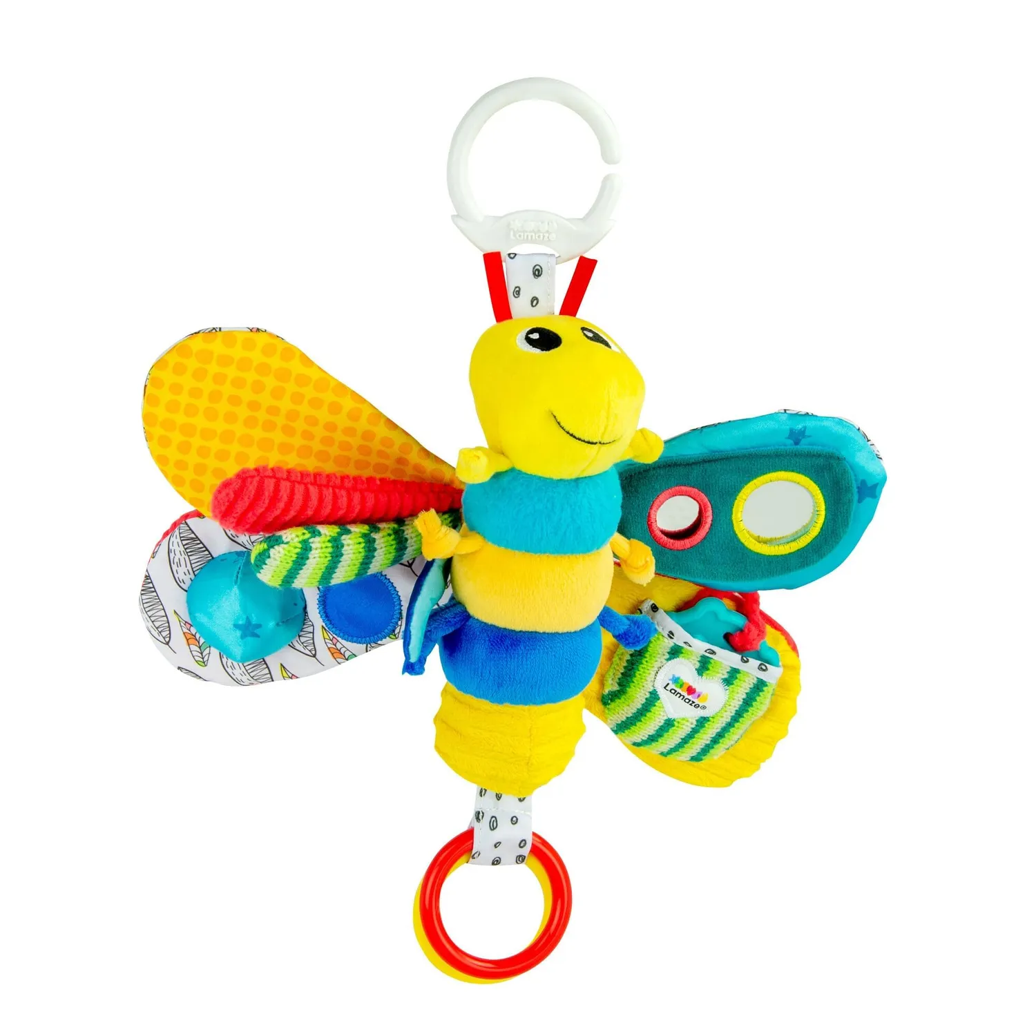 Tomy Lamaze Flip Flap Dragon peluche éveil naissance