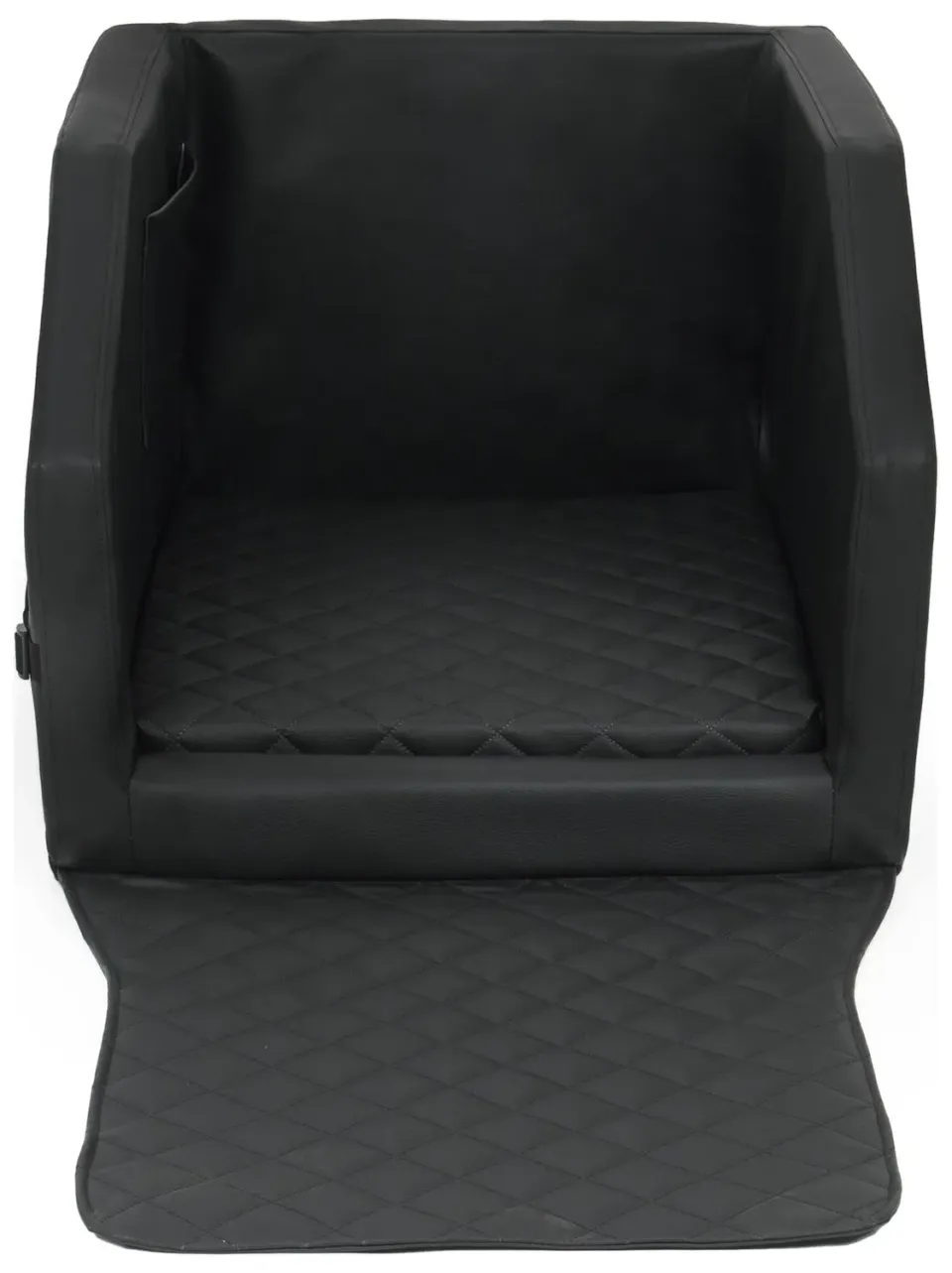Velinda lit coffre transporteur chien voiture 55x70 noir imperméable
