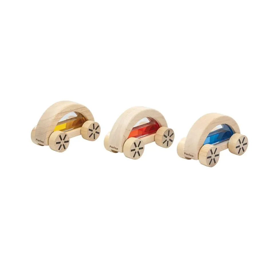 PlanToys Wautomobile voiture eau couleur bois 18 mois