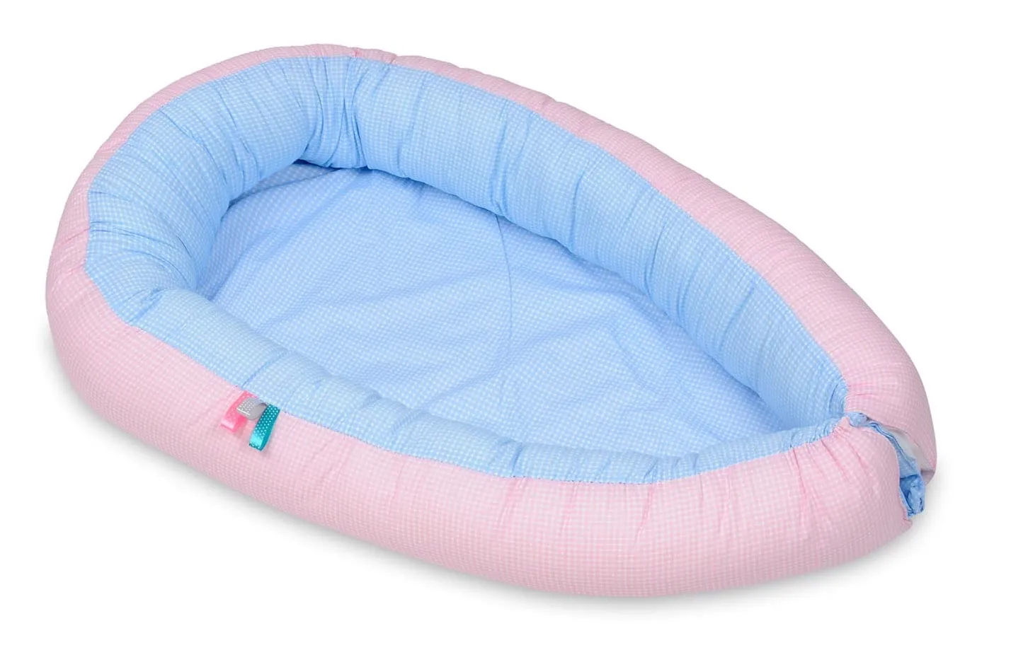 Velinda Cocon Triangles Beiges cocon bébé coton 0-8 mois