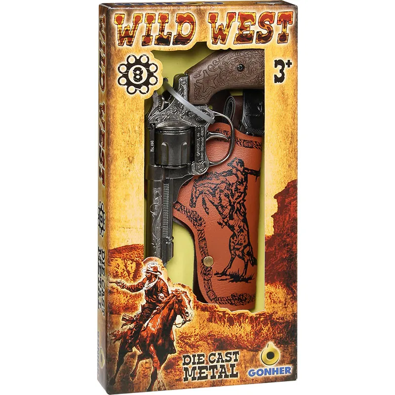 Gonher Wild-West set pistolet jouet 8 coups