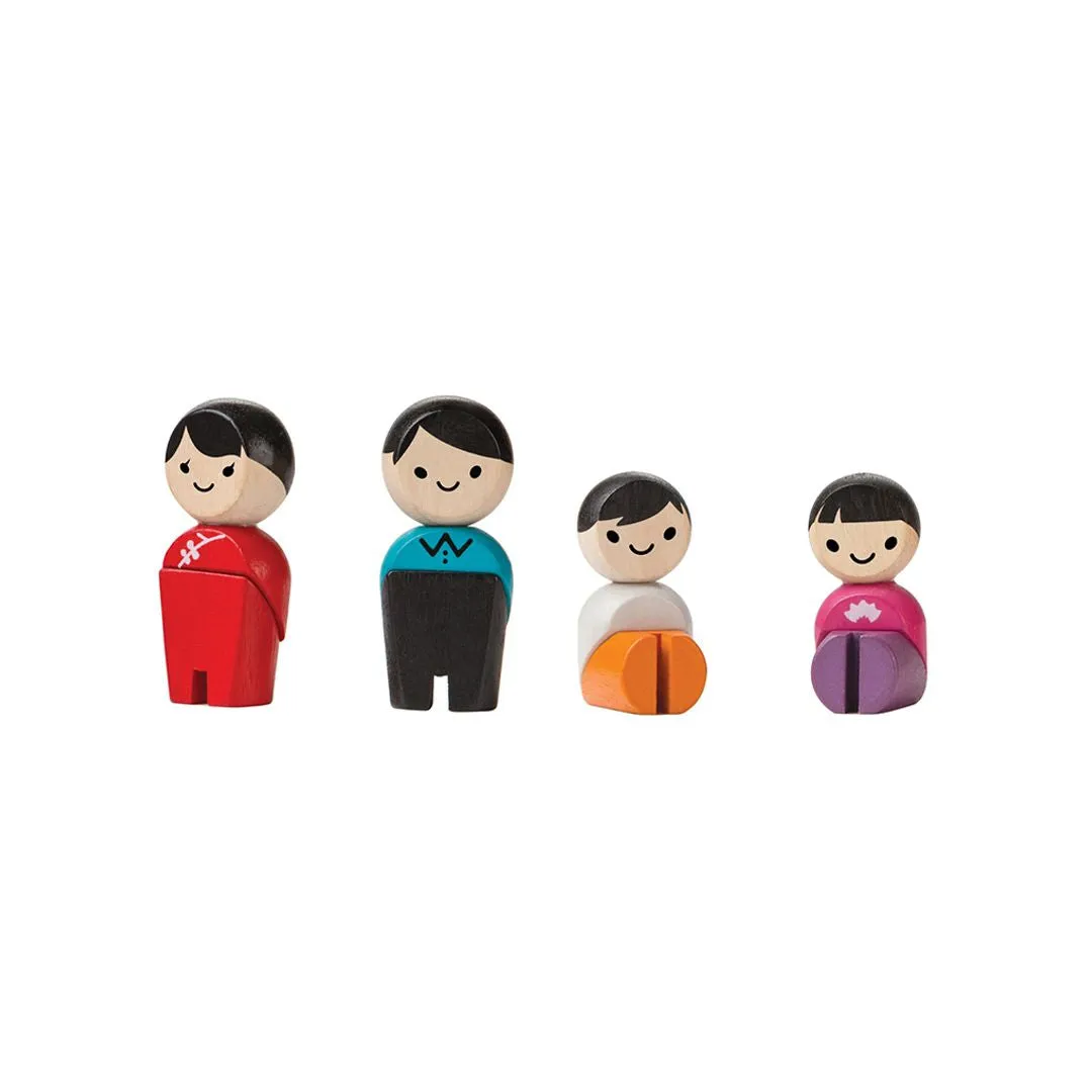 PlanToys Family Fair Skin figurines famille bois