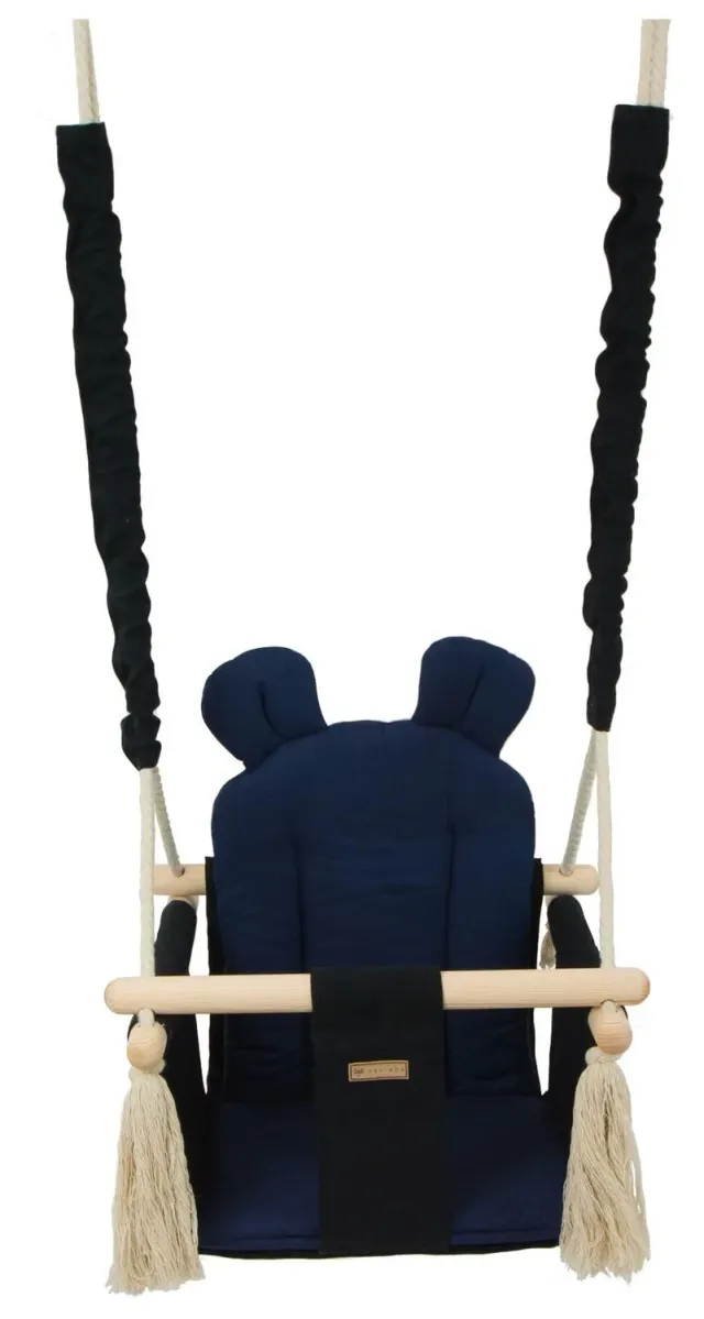 Velinda Confort balançoire enfant bois coton jardin maison