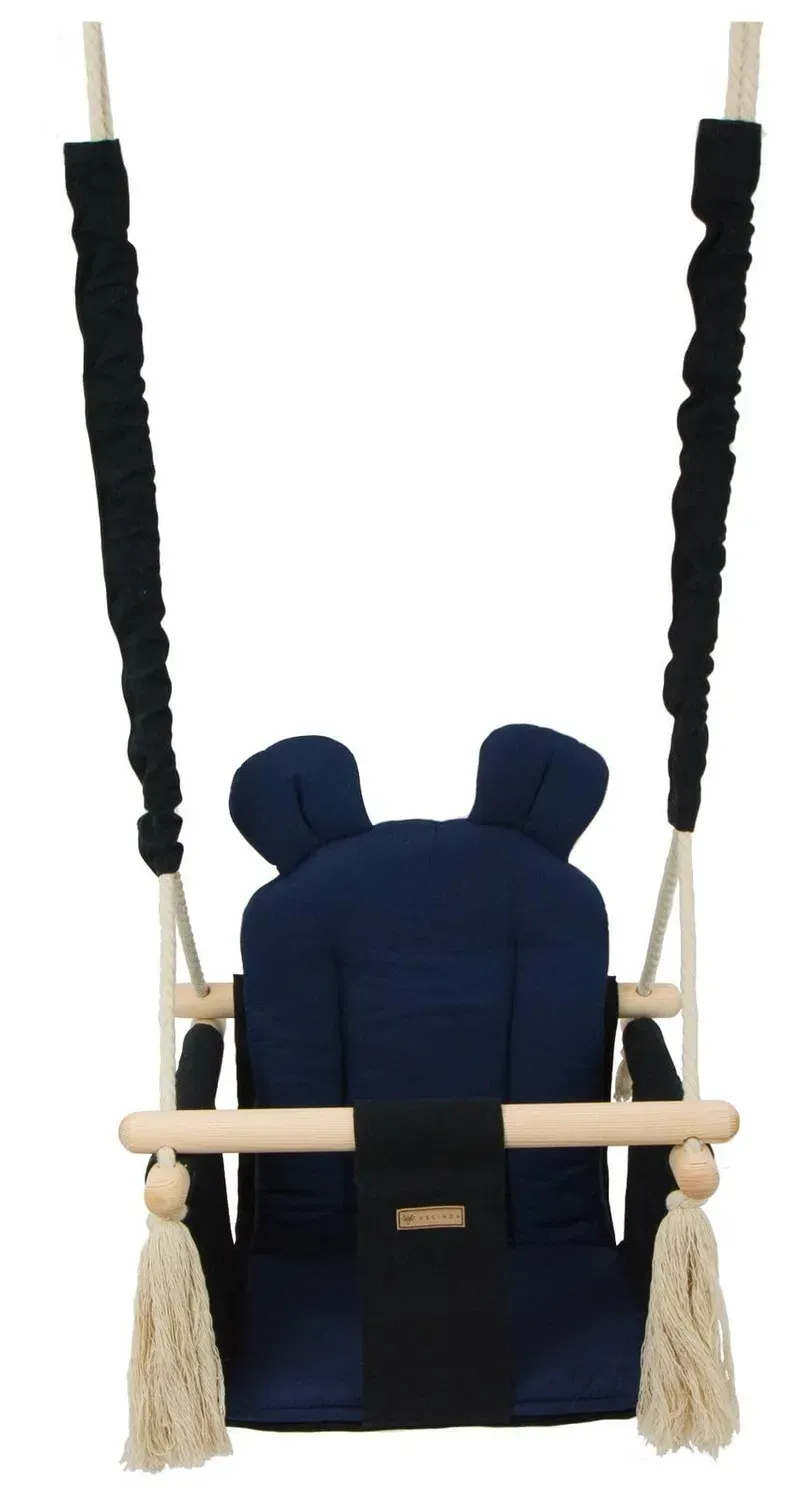 Velinda Confort balançoire enfant bois coton jardin maison