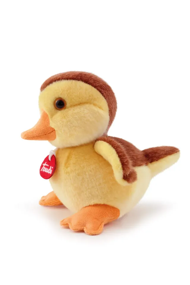 Trudi Canard Piera peluche jaune détails réalistes