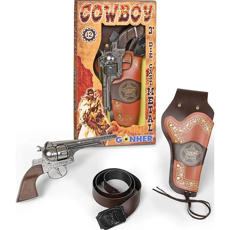 Gonher Cowboy set cowboy 12 coups enfant