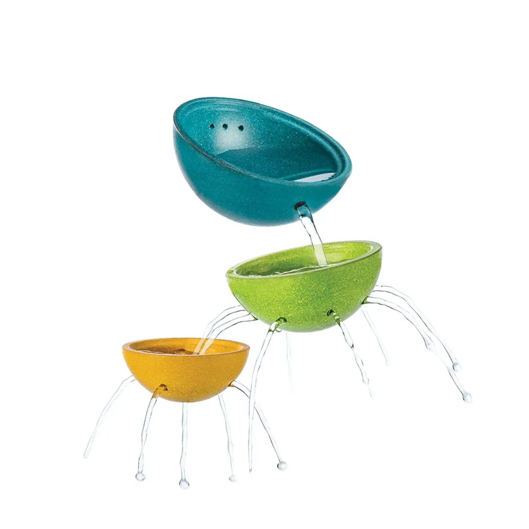 PlanToys Fountain Bowl Set jeu eau bain 3 bols