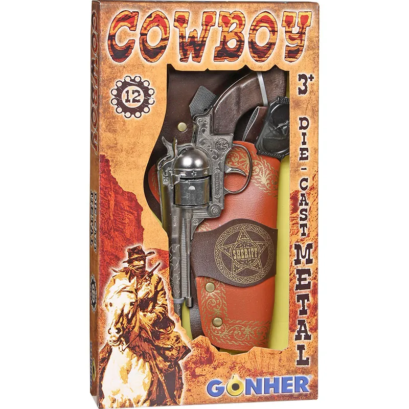 Gonher Cowboy set cowboy 12 coups enfant