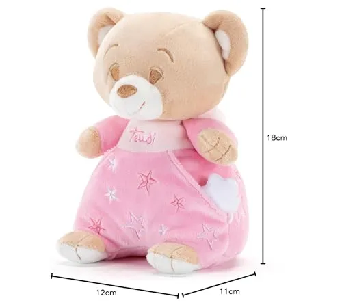 Trudi Baby Star 18175 peluche ours rose S nouveau-né