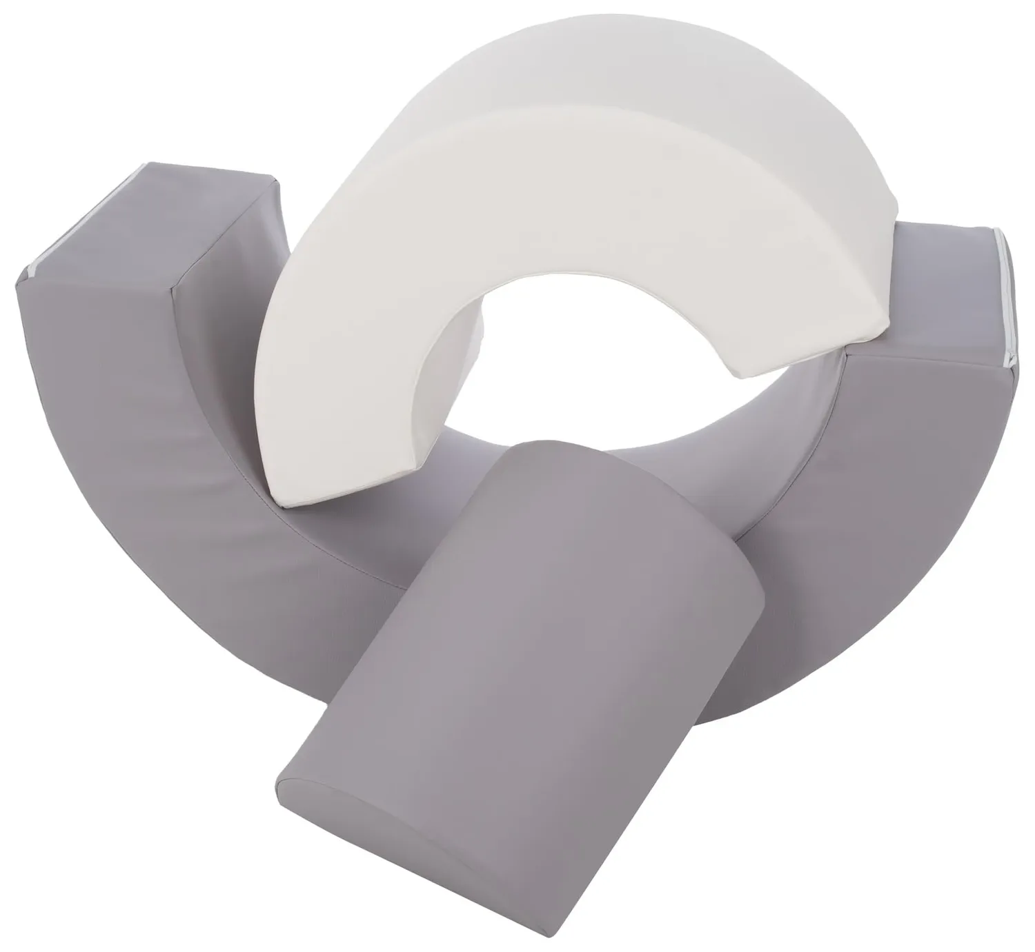 Velinda Arc-en-Ciel Mini lot 3 blocs mousse blanc gris motricité