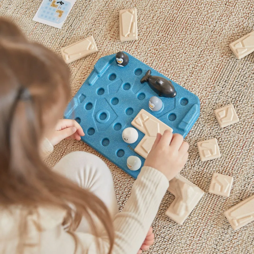 PlanToys Finding Penguin jeu de société logique dès 3 ans