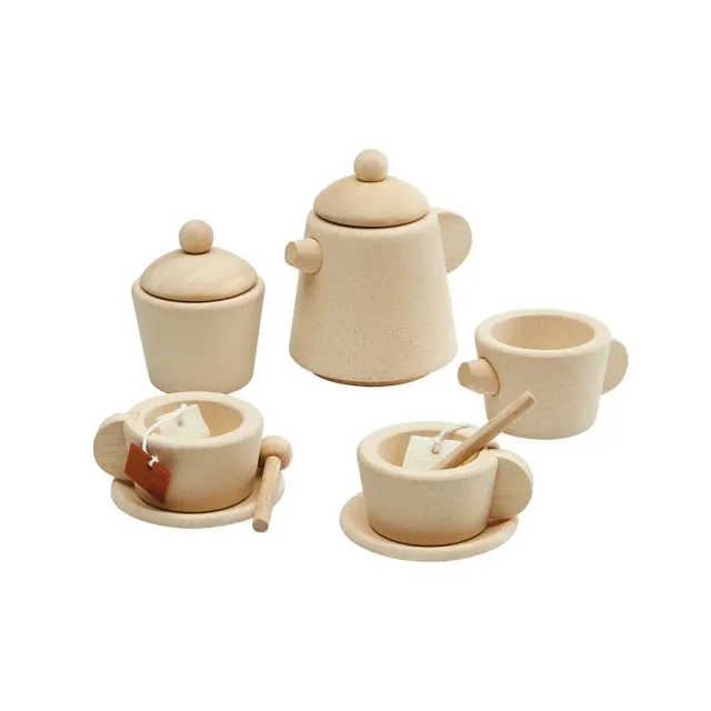 PlanToys Tea Set dinette thé bois 11 pièces