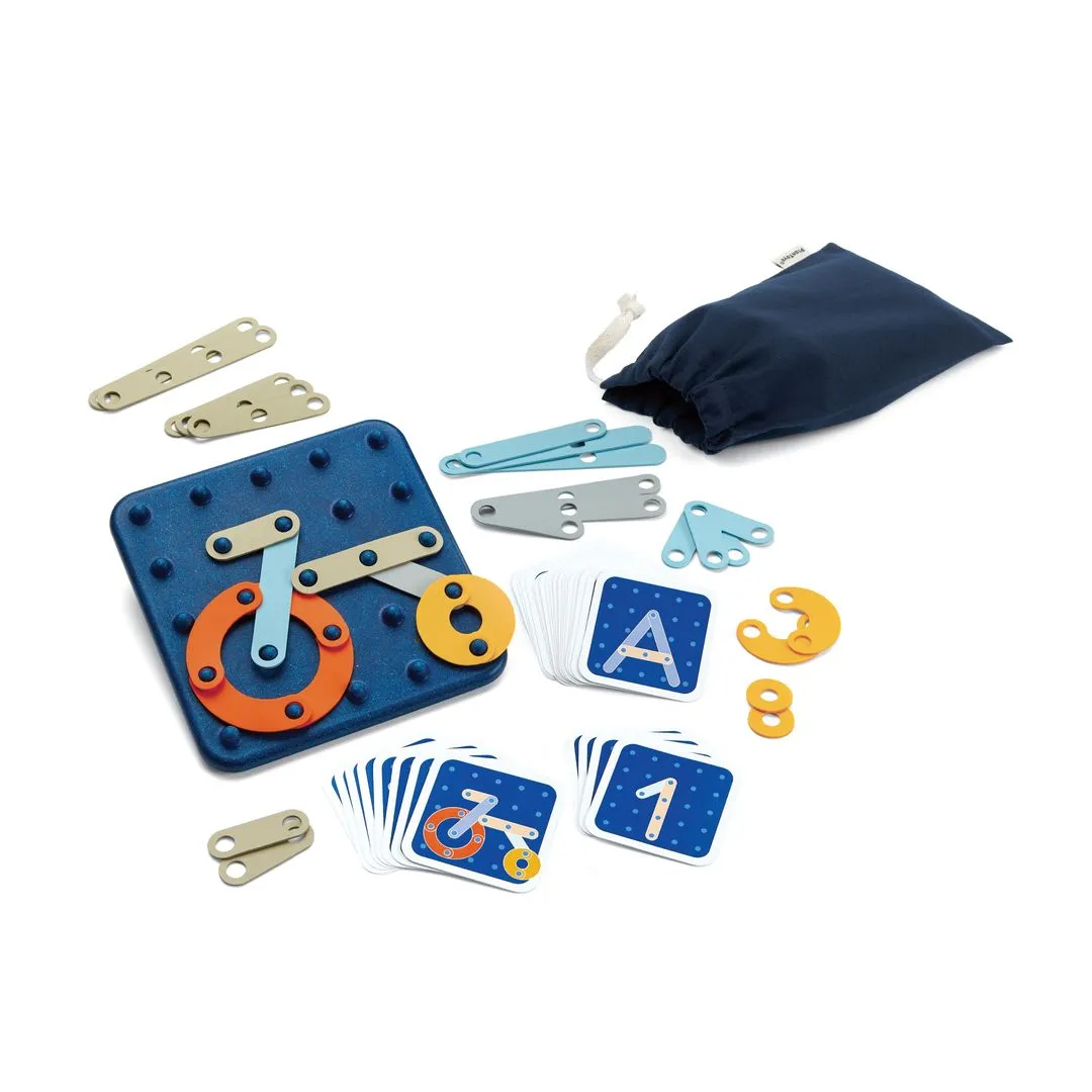 PlanToys Creative Board tableau créatif lettres bois