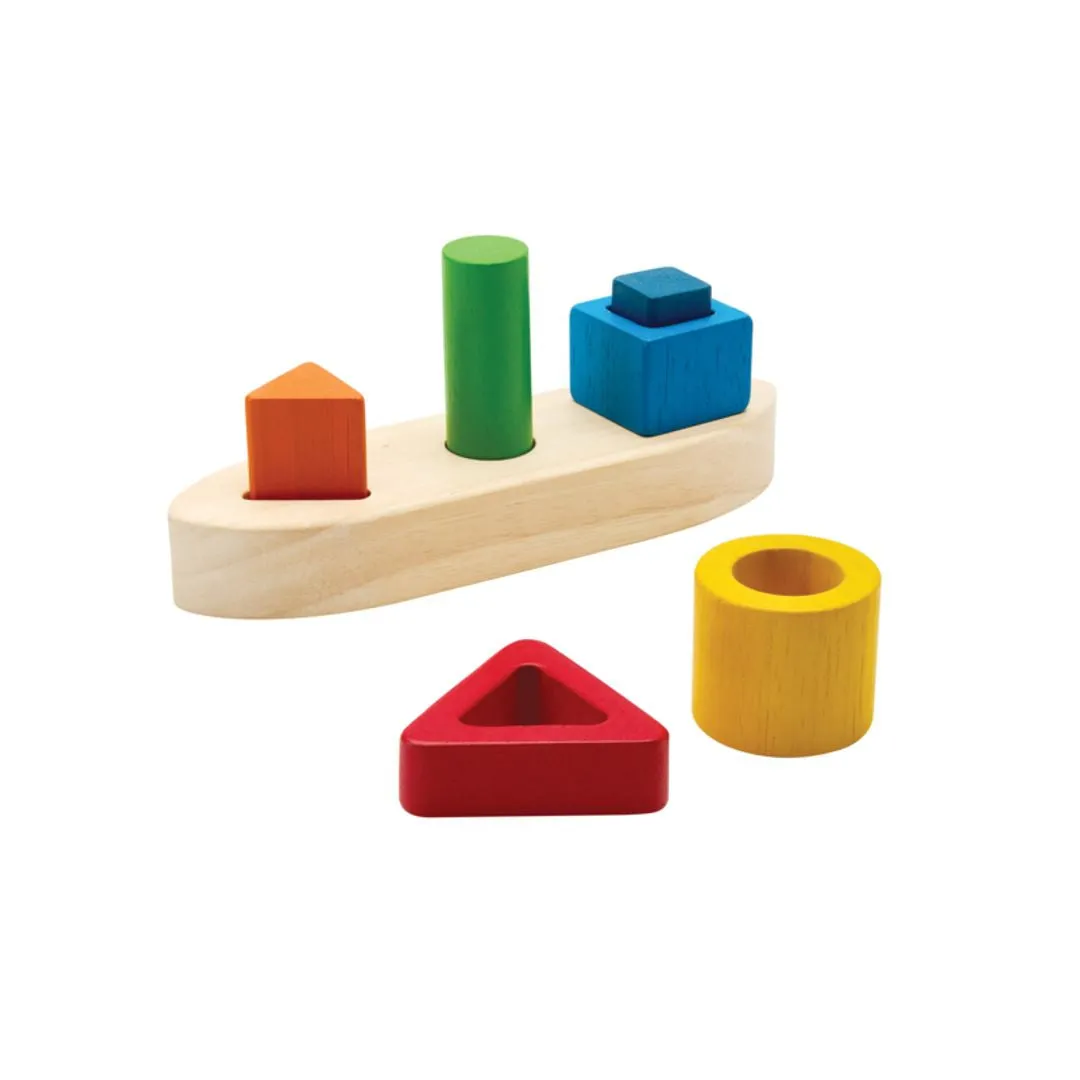 PlanToys Sorting Boat bateau trieur de formes dès 12 mois