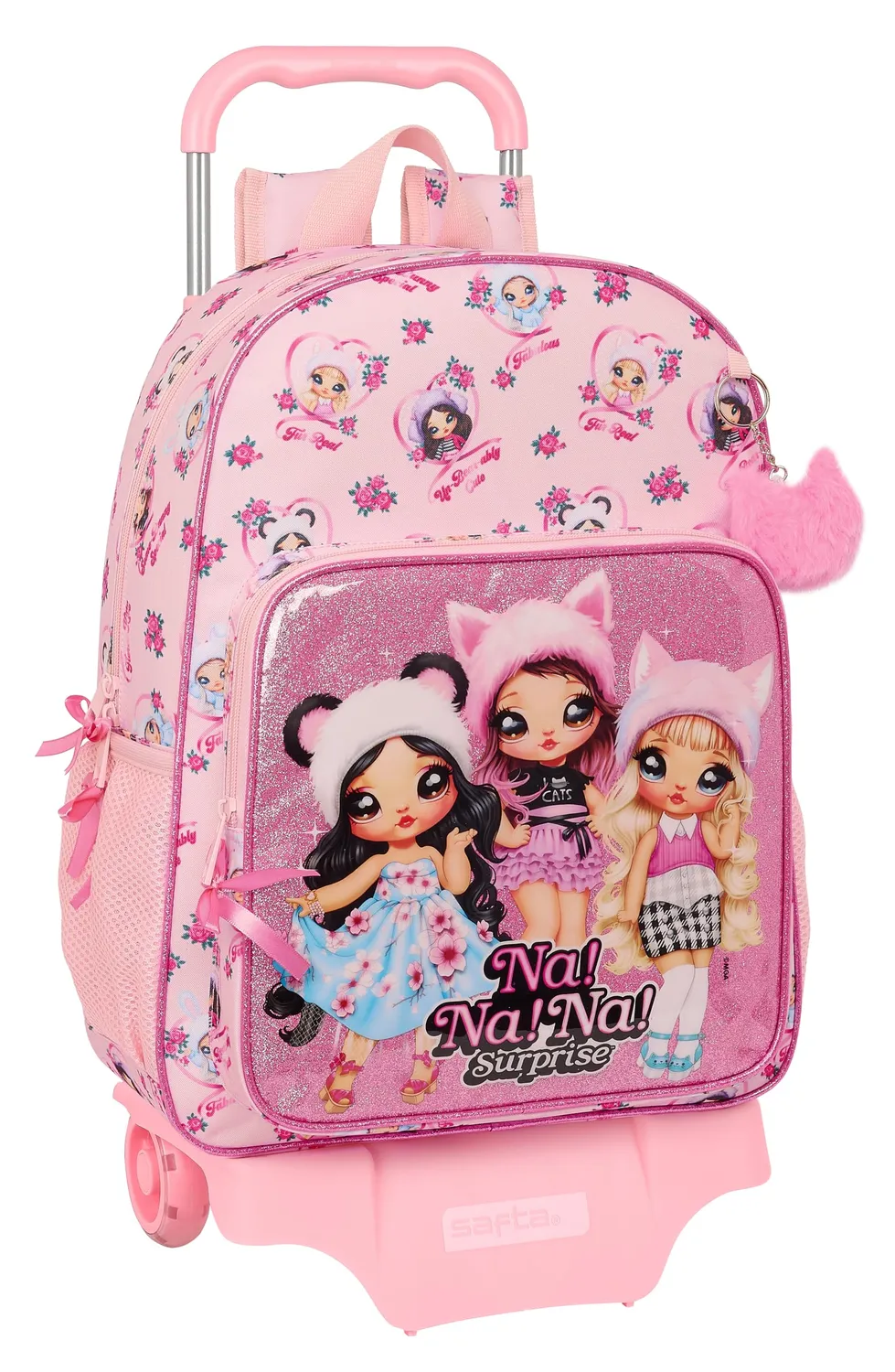 Na! Na! Na! Surprise sac à dos trolley 42 cm rose clair