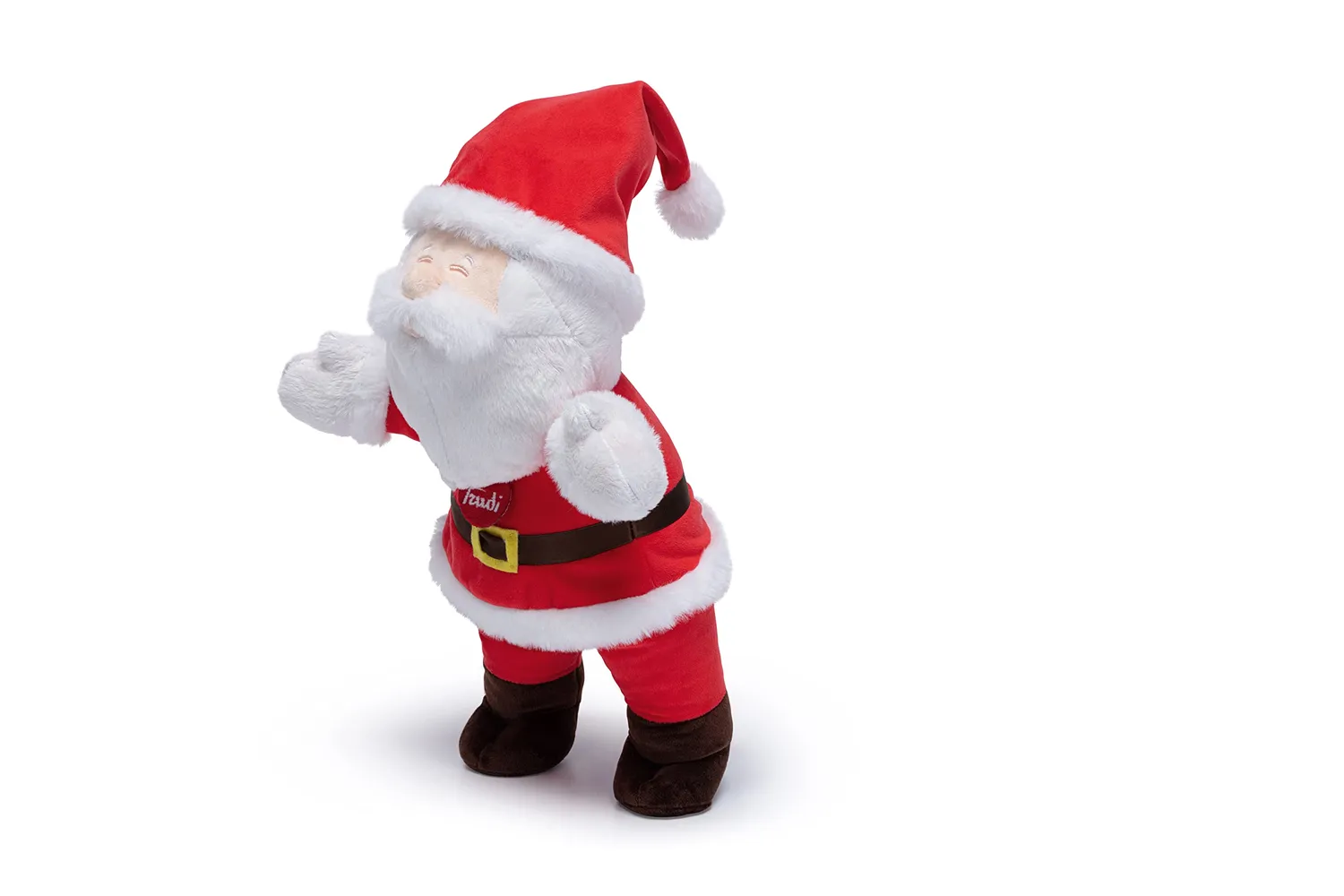 Trudi Père Noël peluche douce à accrocher  lavable