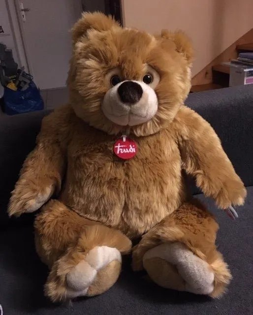 Trudi Ettore ours peluche doux naissance