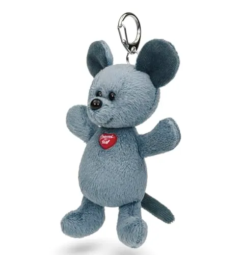 Trudi Fun 51396 mini peluche porte-clés souris grise XXS