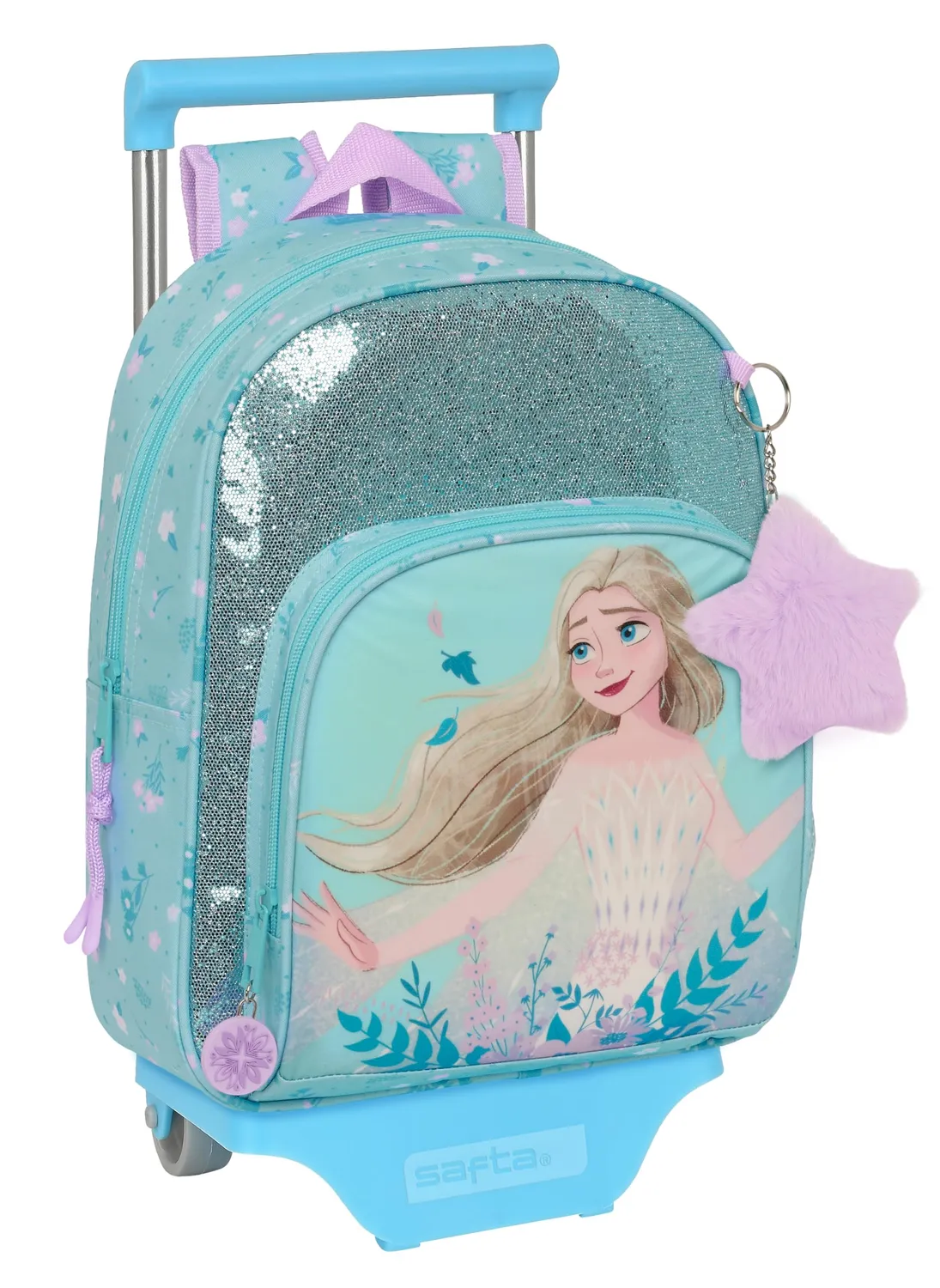 Na! Na! Na! Surprise M020 sac à dos roulettes bleu 28 cm