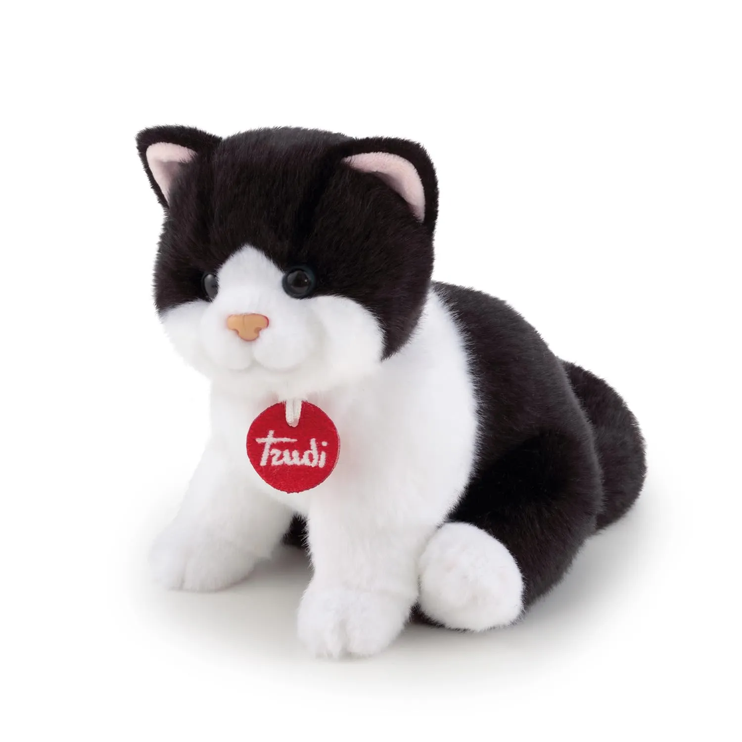 Trudi Brad peluche chat gris multicolore S