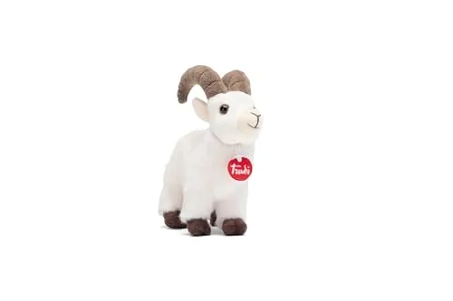 Trudi Trudino 55539 peluche bouquetin blanc XS 17 cm douce