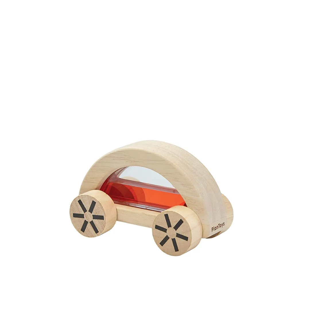 PlanToys Wautomobile voiture eau couleur bois 18 mois