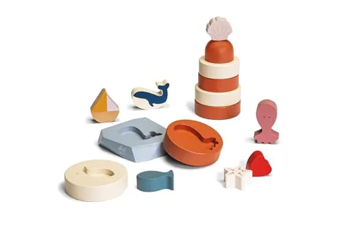 Sevi Sea Love 83143 phare empilable bois 15 pcs