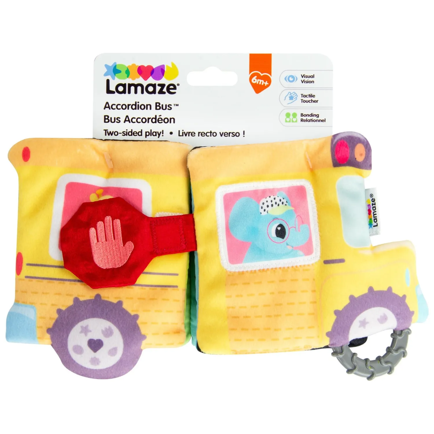 Tomy Lamaze Mes Amis livre en tissu bébé naissance Clip & Go