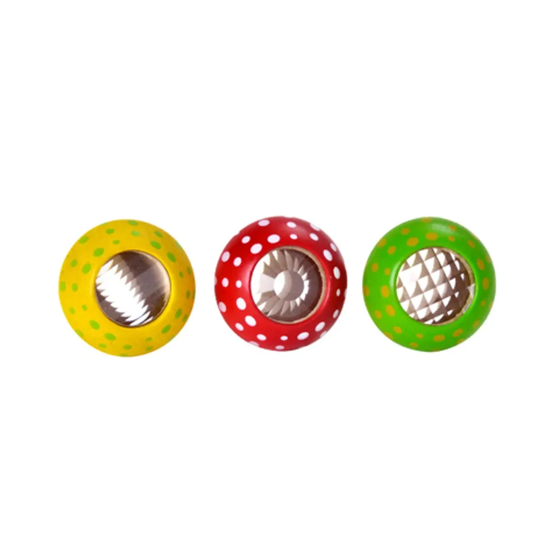 PlanToys Mushroom Kaleidoscope kaléidoscope bois vert
