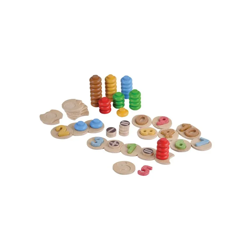 PlanToys Learn Numbers jeu chiffres bois dès 3 ans