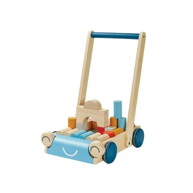 PlanToys Baby Walker Orchard pousseur bois 24 blocs