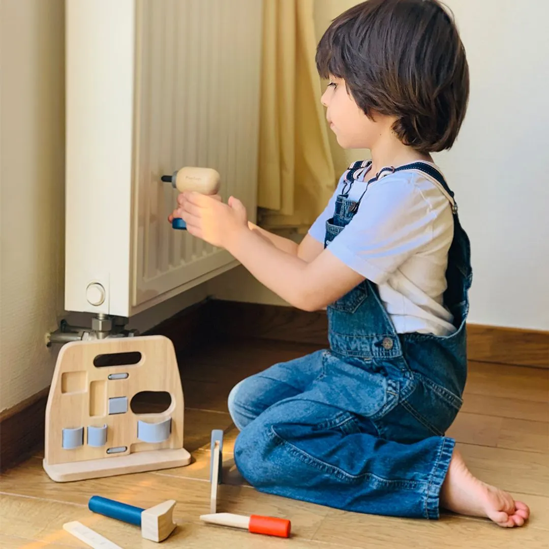 PlanToys Handy Carpenter Set caisse outils bois 5 outils