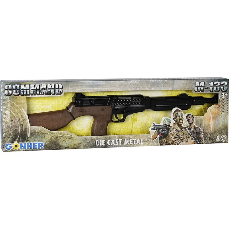 Gonher Command fusil 8 coups métal enfant