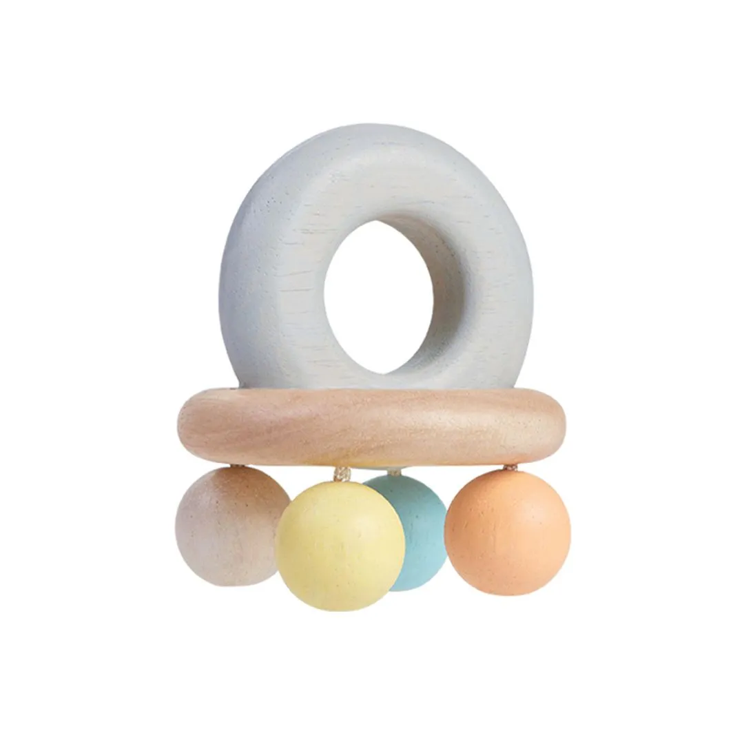 PlanToys Bell Rattle hochet bébé bois 0-6 mois
