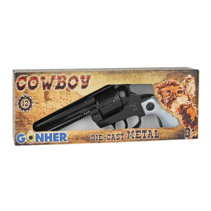 Gonher Cowboy Revolver jouet 12 coups métal