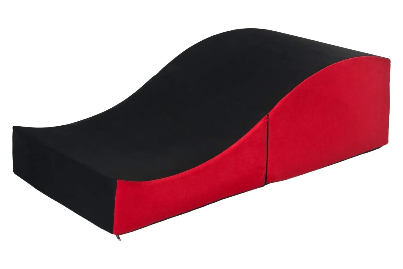 Velinda fauteuil relaxant rouge-noir intime
