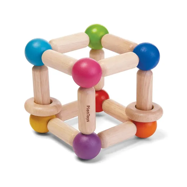PlanToys Square Clutching Toy hochet bébé bois