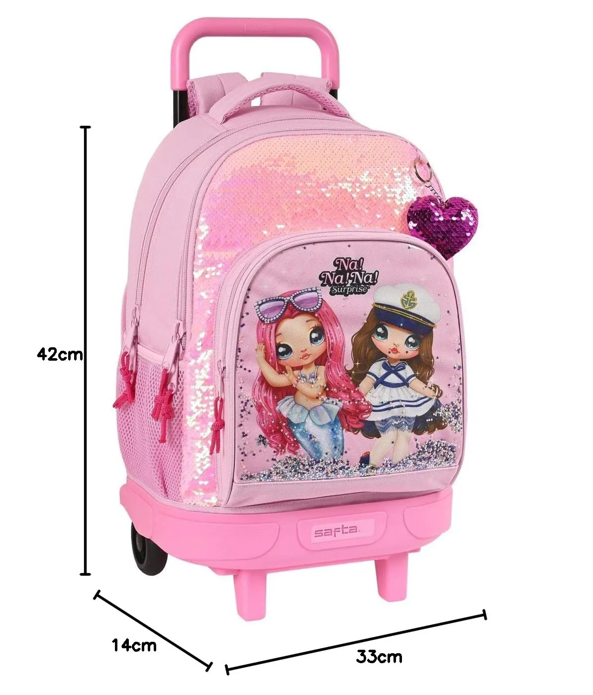 Na Na Na Surprise Sparkles 612264918 sac roulette 33x45cm