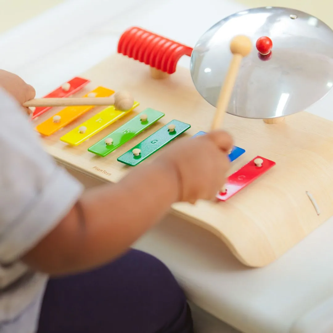 PlanToys Musical Set instruments musique bois xylophone