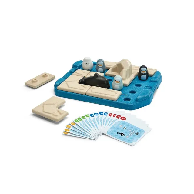 PlanToys Finding Penguin jeu de société logique dès 3 ans