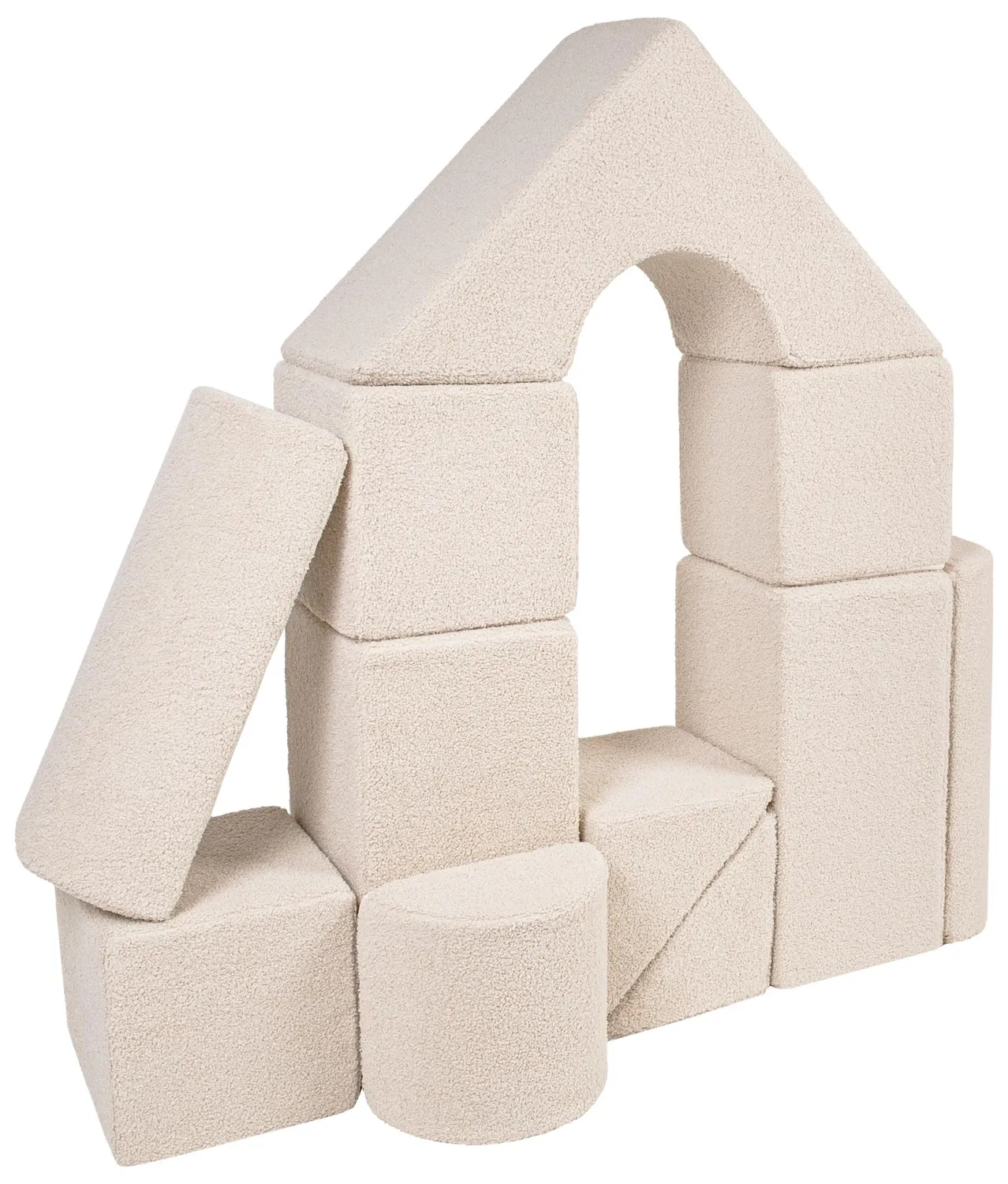 Velinda Set 11 Blocs blocs mousse crème bouclé
