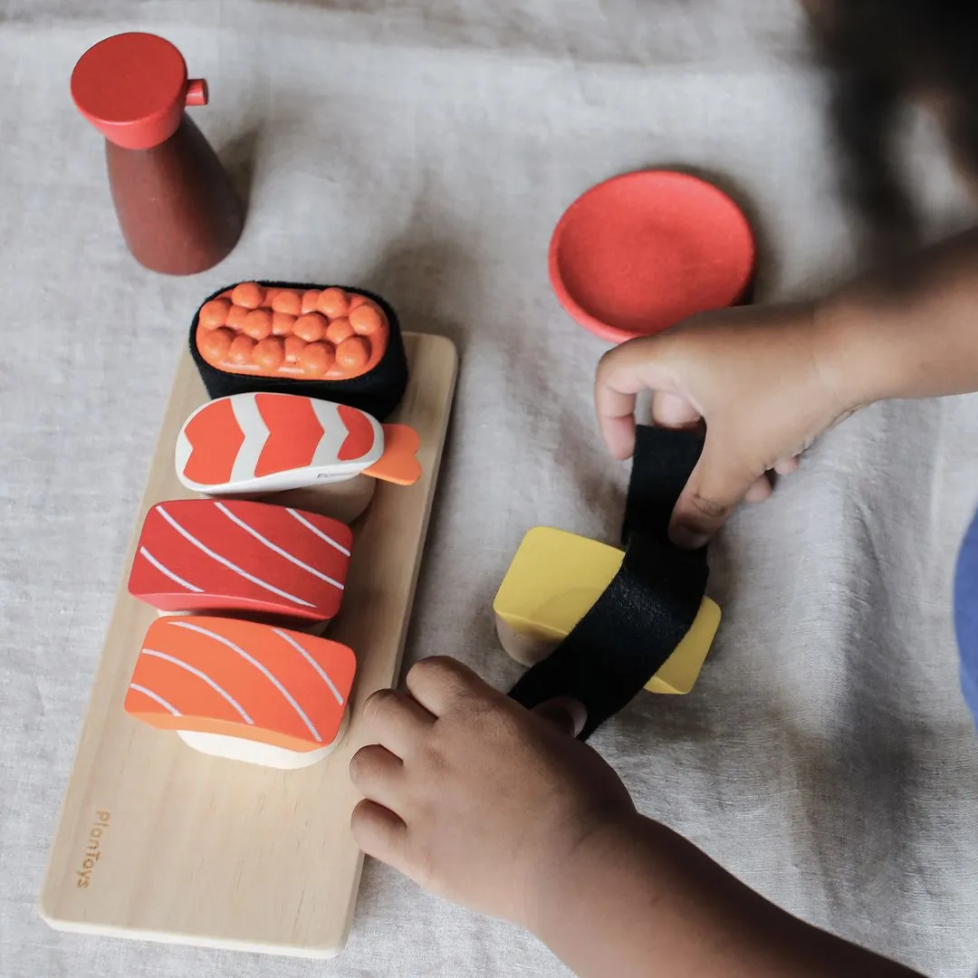 PlanToys Sushi Set dinette sushi bois dès 2 ans