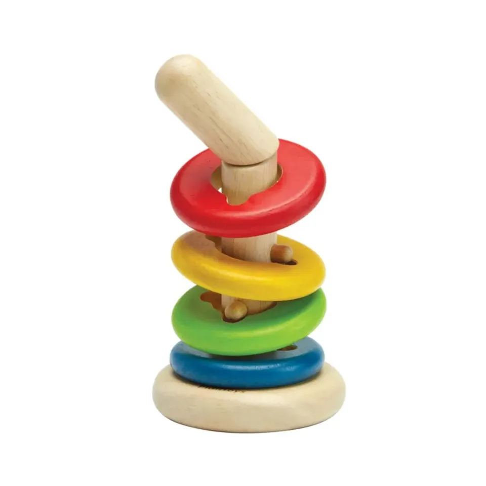 PlanToys Twist & Sort puzzle bois 4 pièces à visser