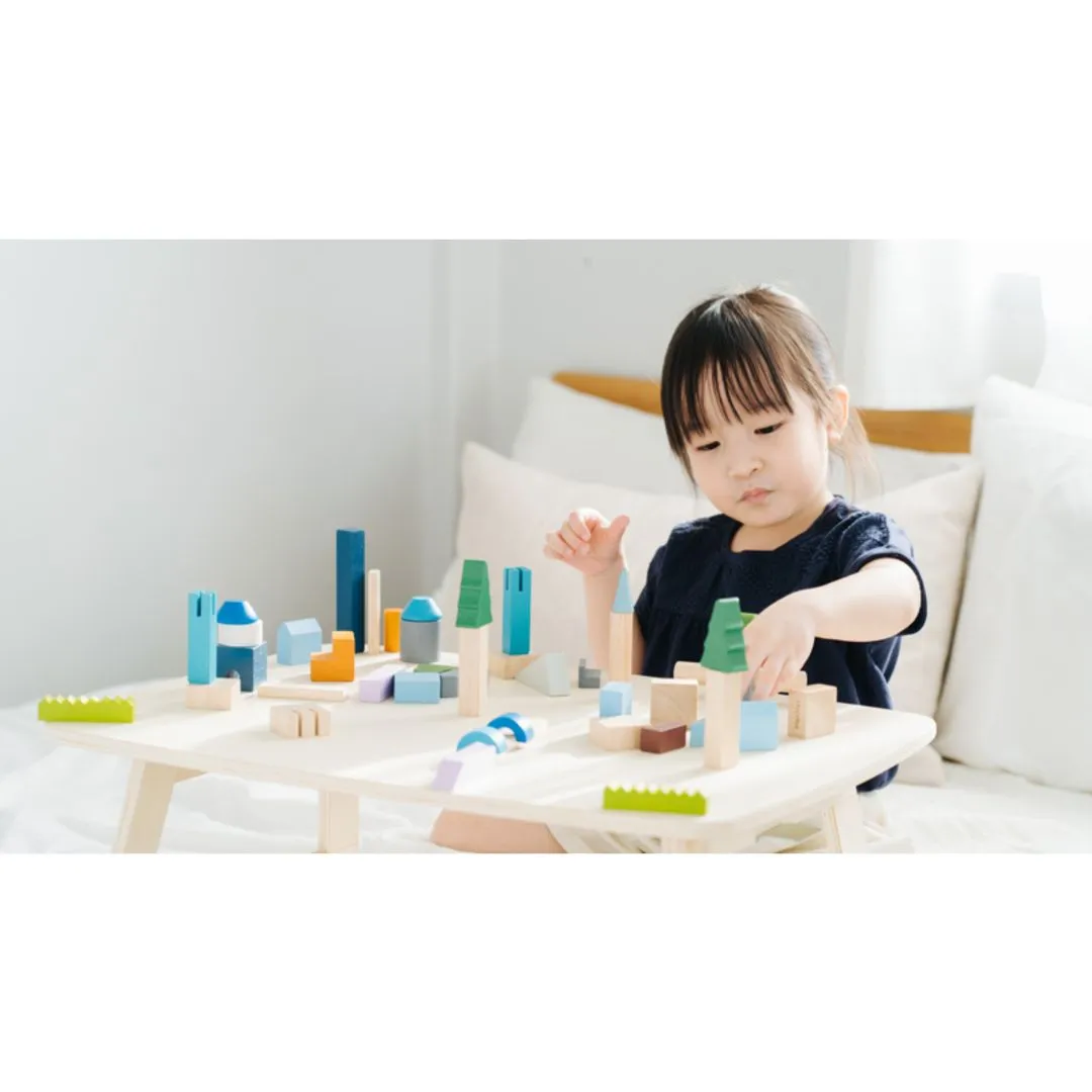 PlanToys Urban City Blocks 45 cubes construction ville
